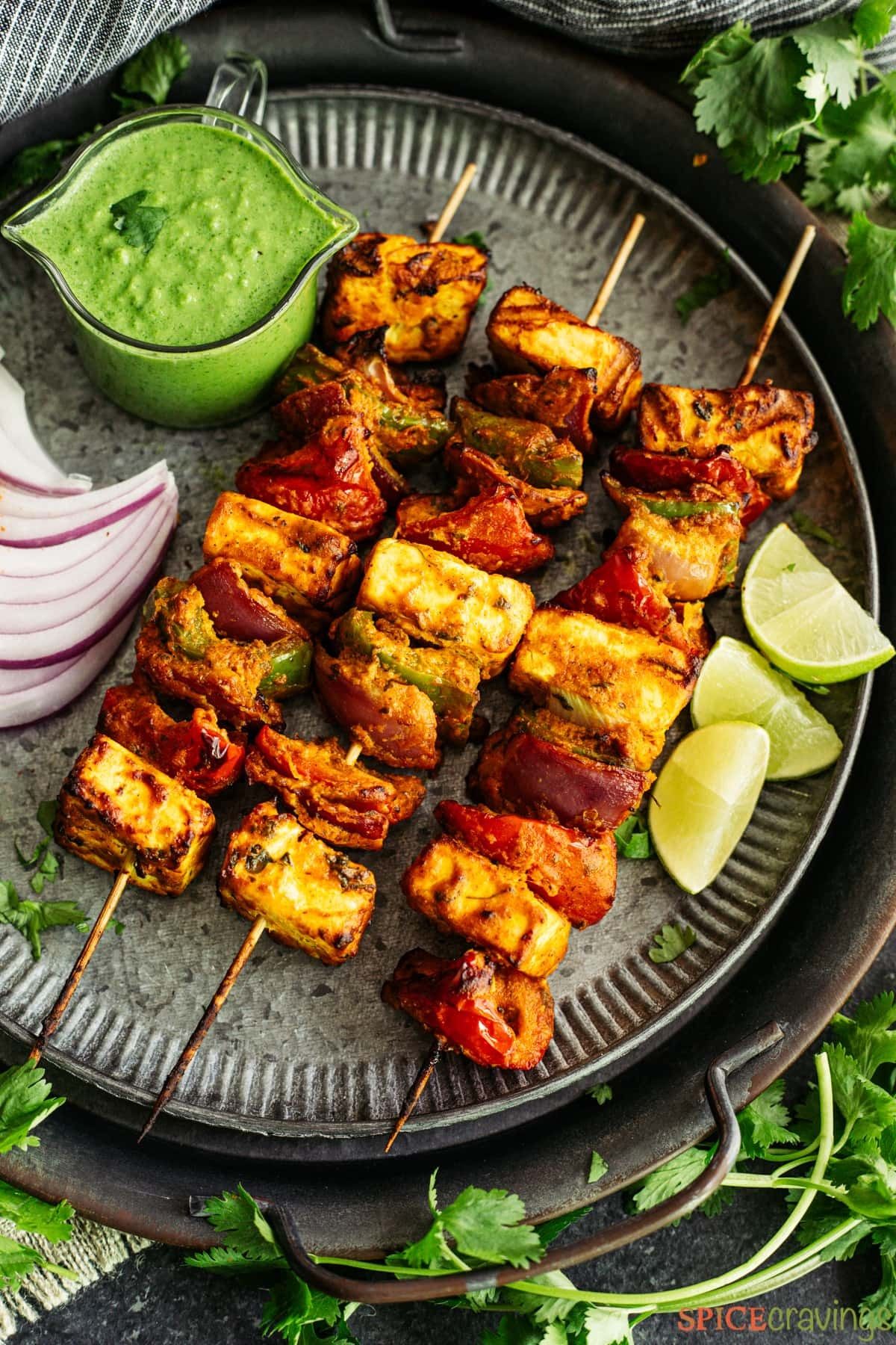 Paneer Achari Tikka